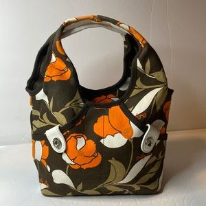 Billy Bag brown orange tote
